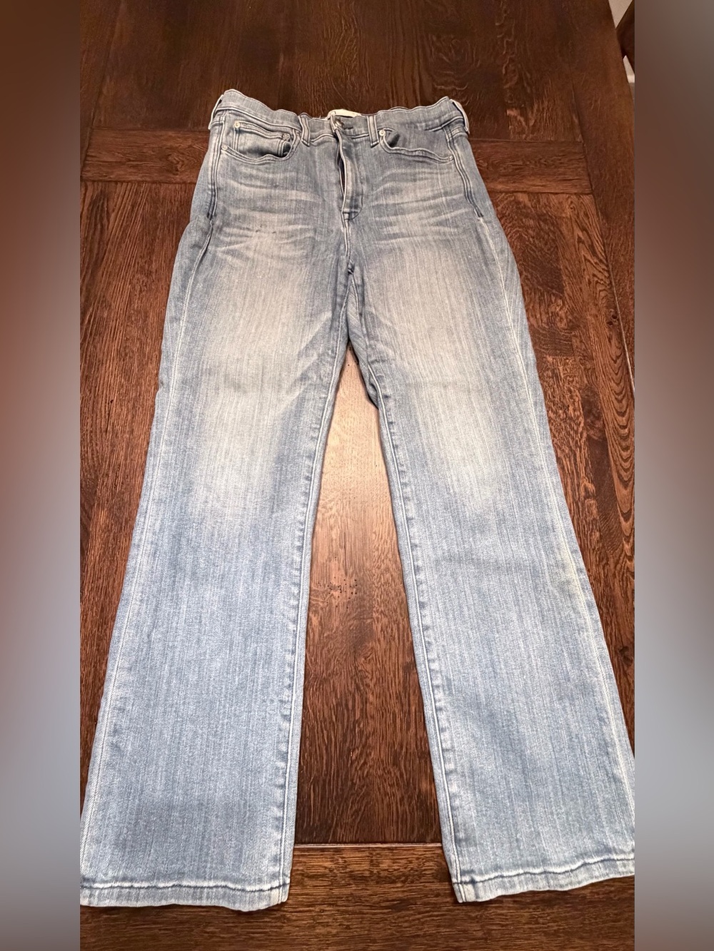 AYR Light Blue Straight Leg Jeans